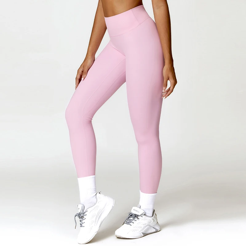 Ctenkevet-Leggings deportivos de cintura alta para mujer, pantalones elásticos de gimnasio, mallas de entrenamiento para correr, medias suaves para