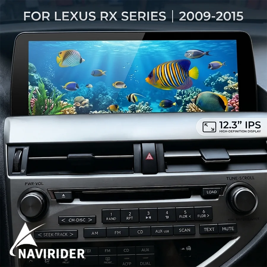 S Car Radio CarPlay For Lexus RX RX270 RX350 RX450 2009-2015 Android 15 12.3