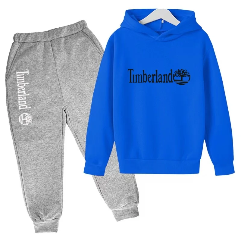2026 Neues Kinder-Sport-Kapuzen-Sweatshirt-Set – Modisches und trendiges Marken-Set für Jungen und Mädchen von 3 bis 13 Jahren – Oberteil + Unterteil – Detail 9