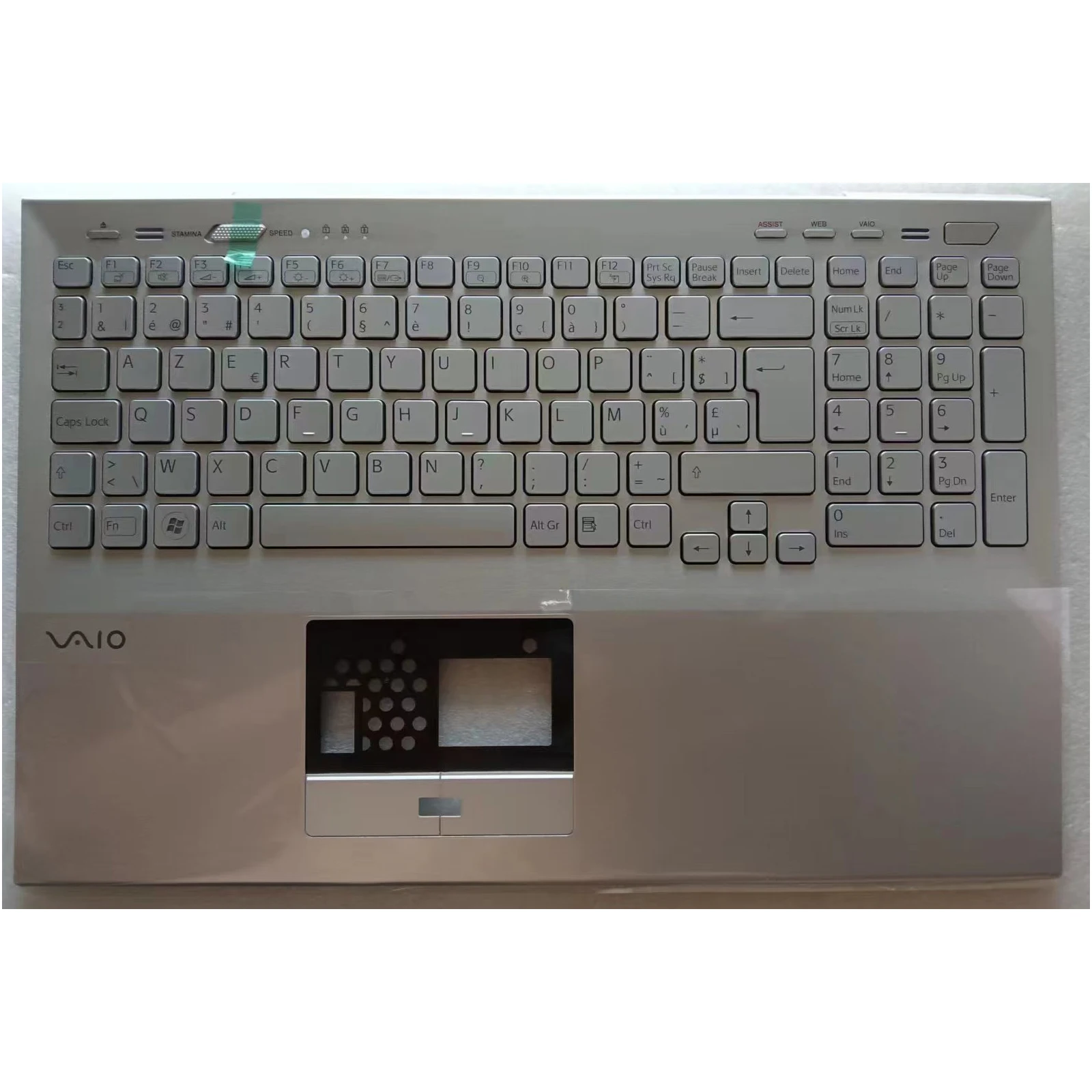 

NEW Replacement Keyboard for Sony VPC-SE 148986791 Silver ​BE Layout with C Shell