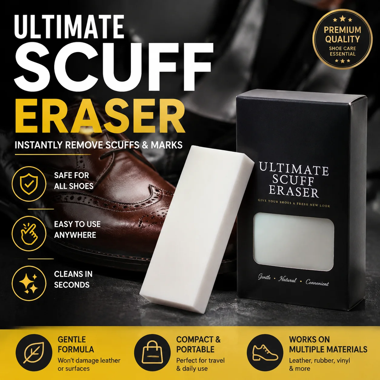 Sneaker Care Whitener - Suede & Sneaker Shoes Cleaning Eraser