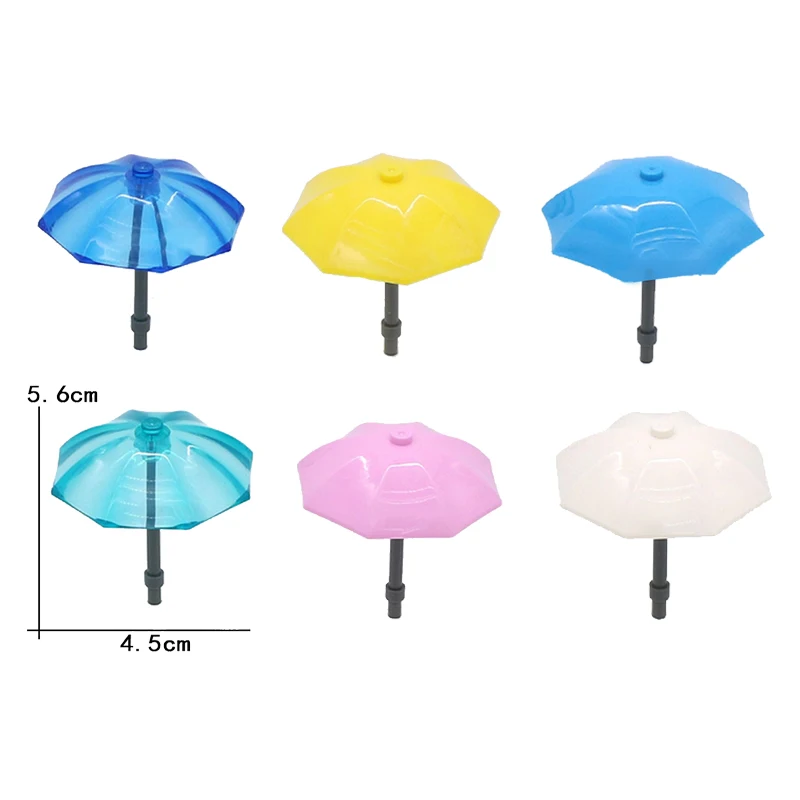 City Farmer Figures MOC Building Blocks Syringe Broom Umbrella Basin Telephone Wrench Computer Wine Bottle Glass DIY Toys N029