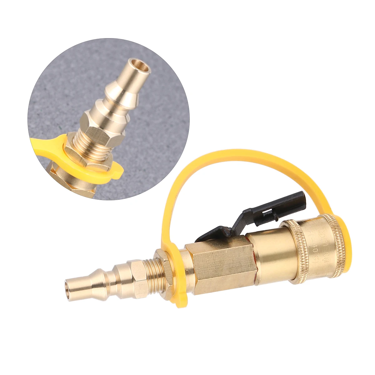 

1/4 Inch Brass Gas Propane Quick Connect Shut Off Ball Connector Fittings Adapter For Outdoor Bbq Accessories Camping Stove