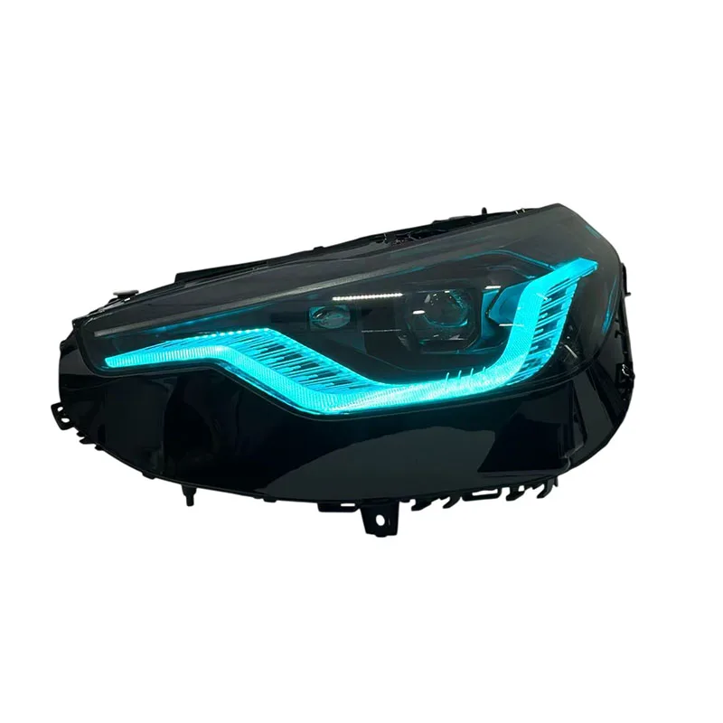 Auto Parts Exclusive RGB Multi-Color Smoked Style LED Headlight For BMW G42 2022-2026 Front Lamp Upgraded Assembly