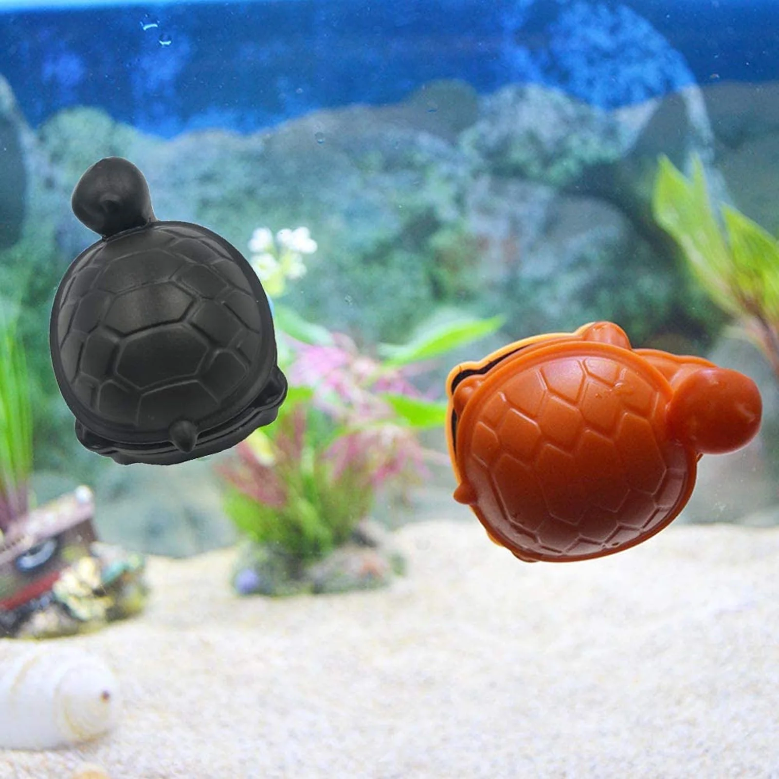 Cleaning Scraper Turtle Magnetic Glass Cleaning Brush Turtle Shape Aquarium Tank Glass Brush Small Aquarium Magnet Cleaning Fish