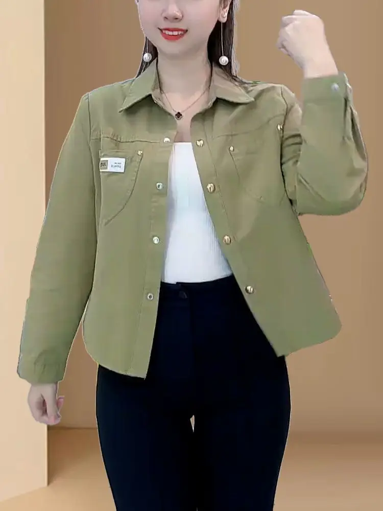 

Повседневный кардиган для женщин на весну-осень, новый модный свободный топ с длинными рукавами, маленький размер