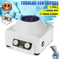 AC110-240V 4000RPM Electric Laboratory Plasma Centrifuge Medical machine Prp Isolate Serum With 5mL 10mL 15mL Centrifuge Tube