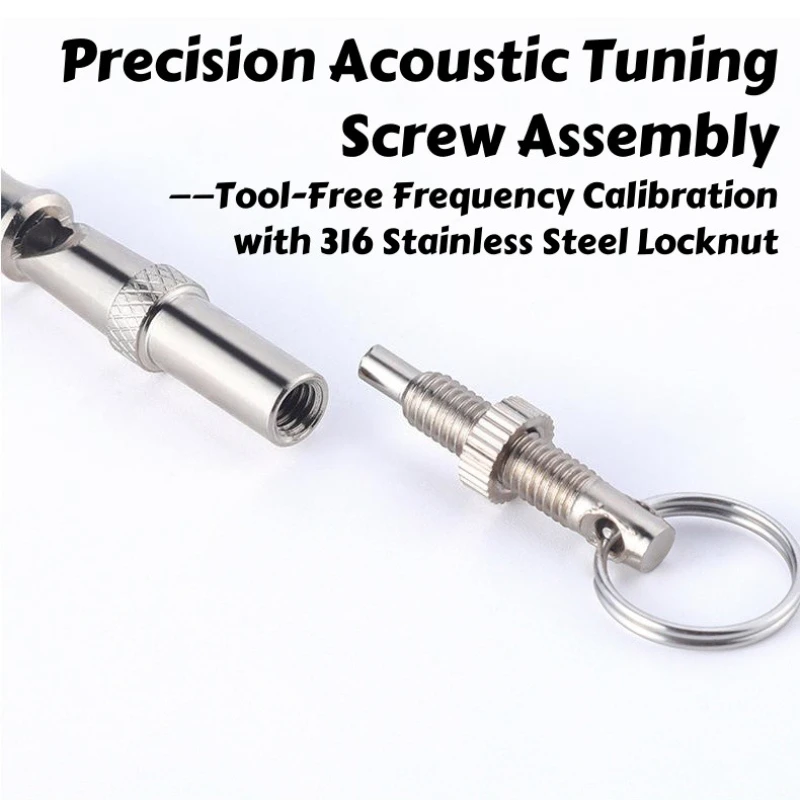 صفارة تدريب الكلاب بالموجات فوق الصوتية مع تردد قابل للتعديل - صفارة تدريب من الفولاذ المقاوم للصدأ لتصحيح التذكير والسلوك #2