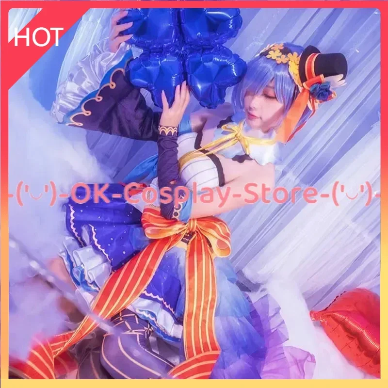 Anime! Re:Life in a different world from zero Ram Rem Idol Lolita Dress Women Fancy Suit Halloween Carnival Cosplay Costume