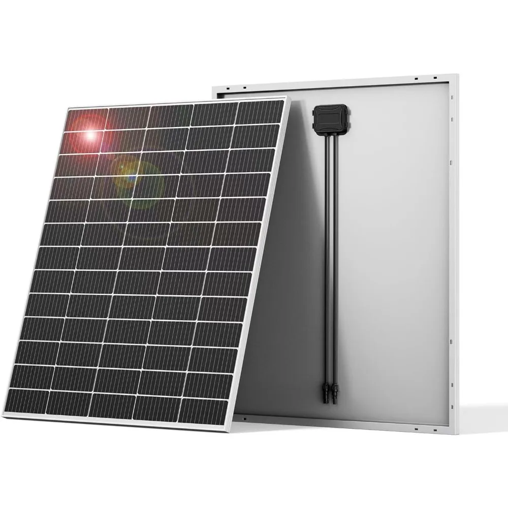 

10BB Cell 200 Watts Mono Solar Panel,High Efficiency Module Monocrystalline Technology Work with 12/24 Volts Charger