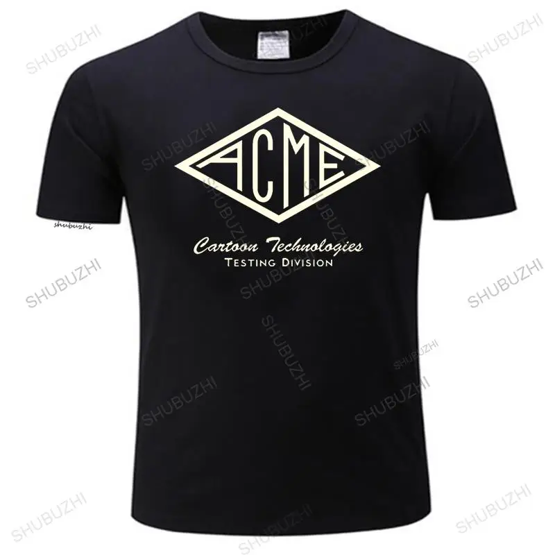 Men tshirt Short sleeve ACME Cartoon Industries Testing Division Acme T Shirt tee tops many color tops fashion unisex tee-shirt