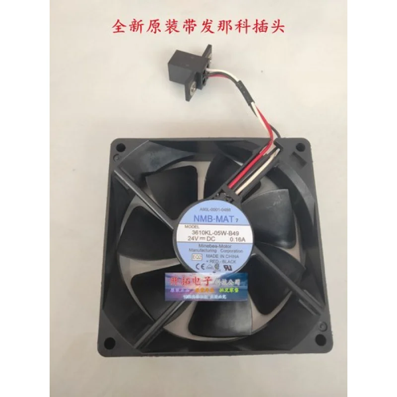

L High Level Cooling Fan 3610KL-05W-B49 A90L-0001-0488 24V 0.16A 92*92*25mm