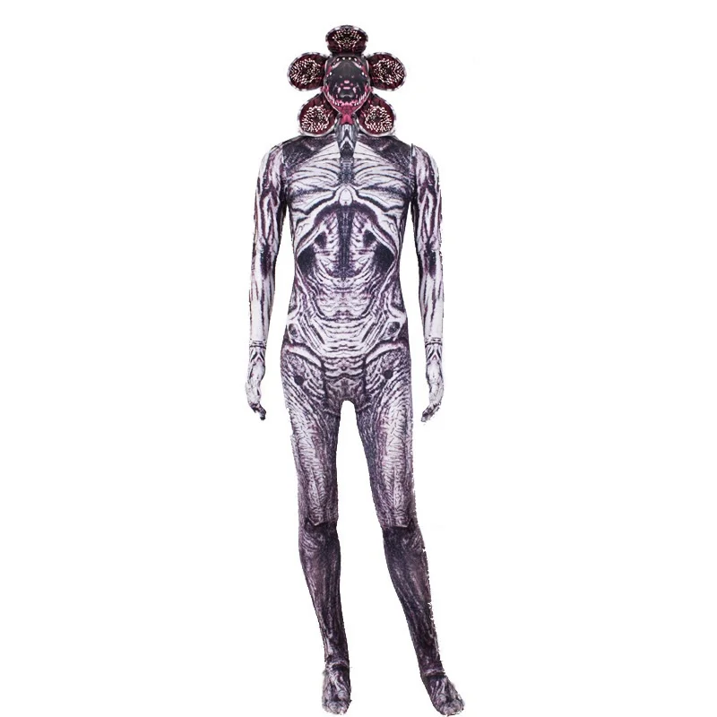 Costume moulant Stranger Things, Costume d'halloween, Costume de spectacle Demogorgon, vêtements de scène ethniques pour femmes