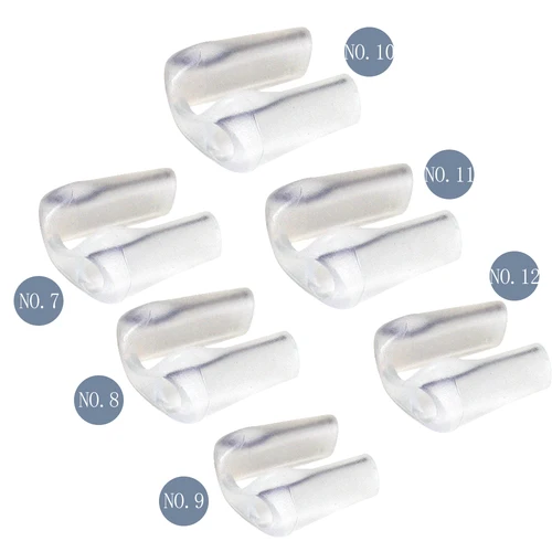 Imagen 1 del producto Clip de nariz de Gel de sílice postoperatorio, silicona transparente, soporte para dar forma a la narina, rinoplastia, levantamiento de nariz indoloro, 1/2/5 Uds.