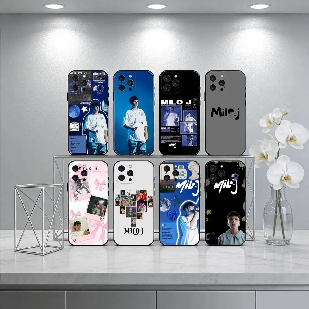 

Singer M-Milo J Phone Case For iPhone 17 16 15 14 13 12 Max Plus Silicone Black Cover