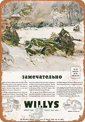 Metal Sign - 1943 Willys Army Trucks - Vintage Look