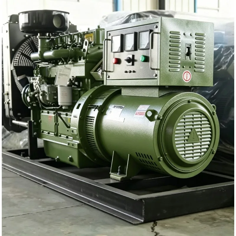 Commercial silent generator set 30Kva 50 Kw 100Kw 120Kw Super Silent Diesel Generator sealed box structure outdoor generator set