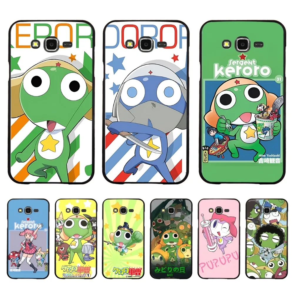 Funny Cartoon Keroro Gunsou Frog Phone Case For Samsung J 7 plus 7core J7 neo J6 plus prime J6 J4 J5 Mobile Cover