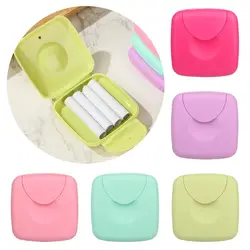 Large Capacity Tampons Storage Boxes Cotton Sliver Organizer Tampon Container Soap Boxes Travel Supplies Portable Plastic Gift