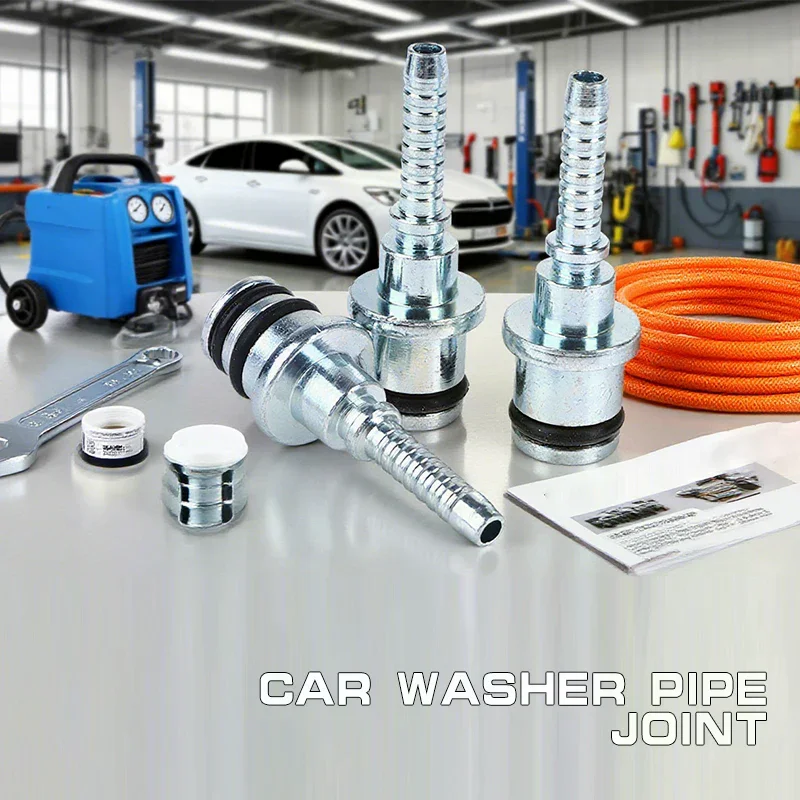 High Pressure Washer Hose Insert Fittings D14 D15mm Ring Nut M22 Car Washer Water Cleaning Hose Pipe Fitting Twist Connector