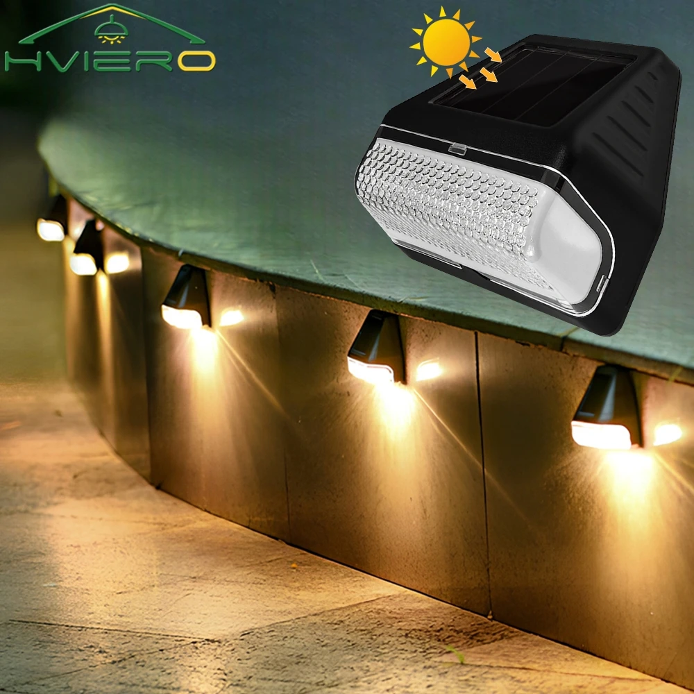

Solar Led Wall Lamp Outdoor Ultra Bright Garden Light Courtyard Staircase Fence Induction Lighting Decorative Bulb Dusk Dawn LED