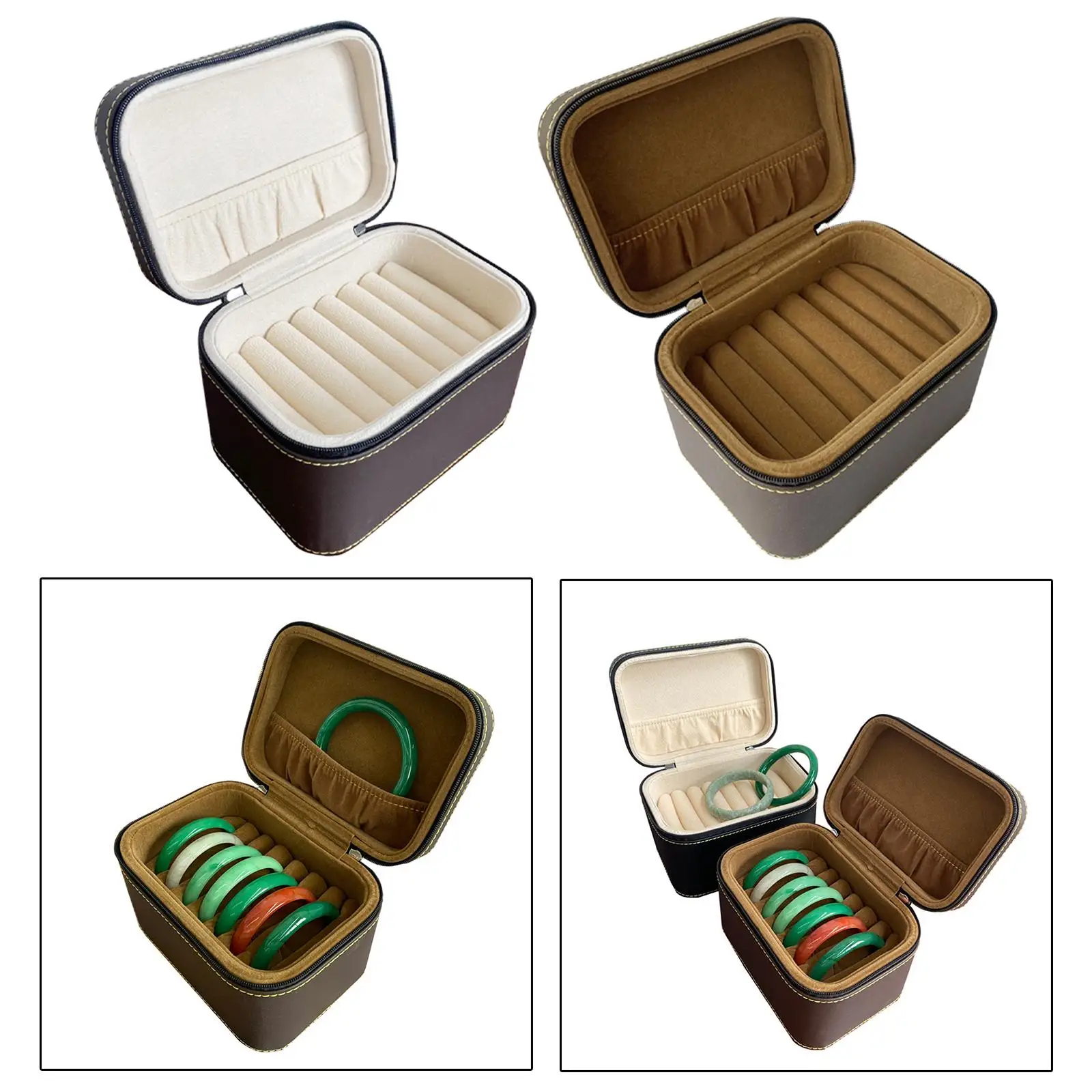 

Ювелирные изделия, 7-слотовая шкатулка для браслета, органайзер-браслет для Dresser Markets Art