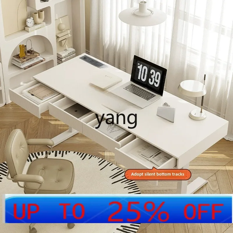 

LH computer desk simple modern desk advanced sense dual motor electric lift