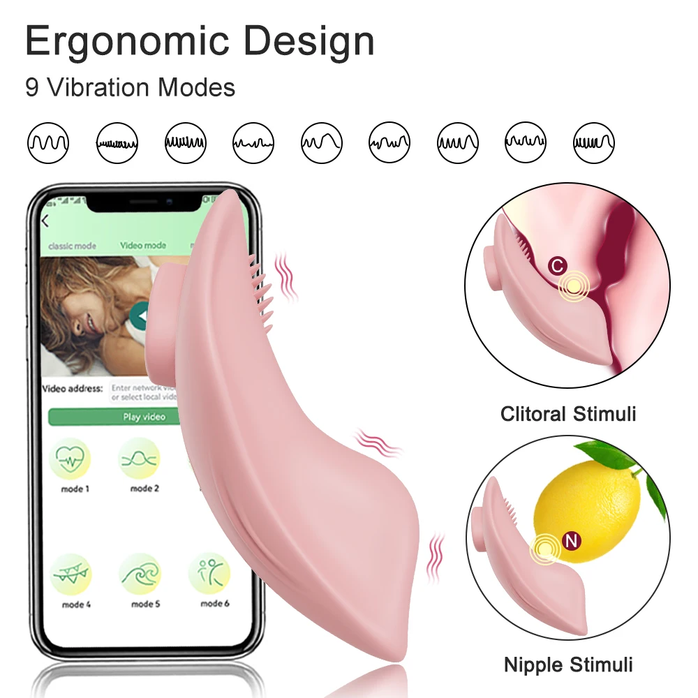 Bluetooth APP Vibrator Female Wireless Remote Control Wearable Vibrating Egg Clitoris Stimulator Sex Toys for Women Couples