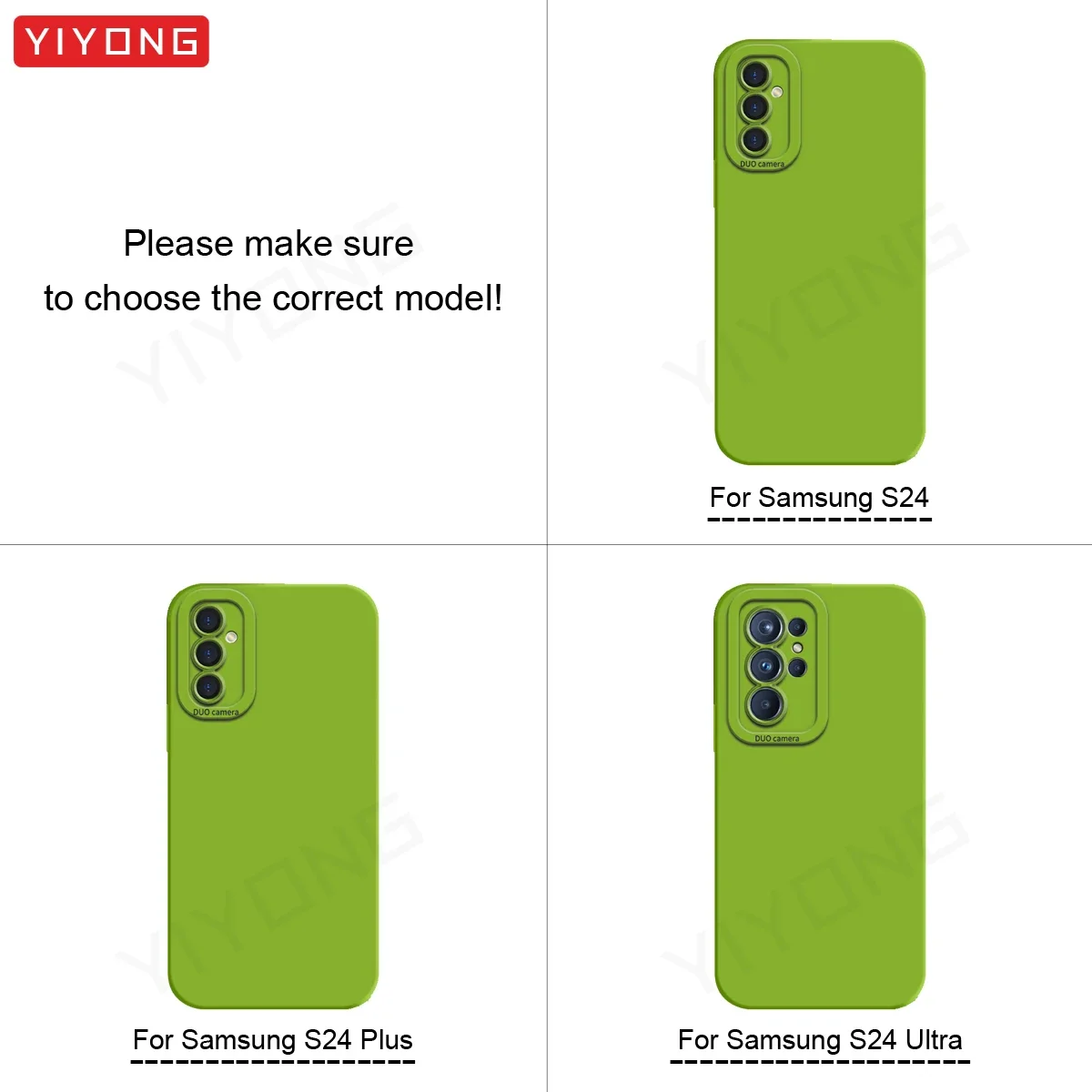 Etui S23 YIYONG Silky Soft Liquid Silicone Cover do Samsung Galaxy S23 Plus S22 S24 Ultra S22+ S23+ S24+ S 24 23 Etui na telefon