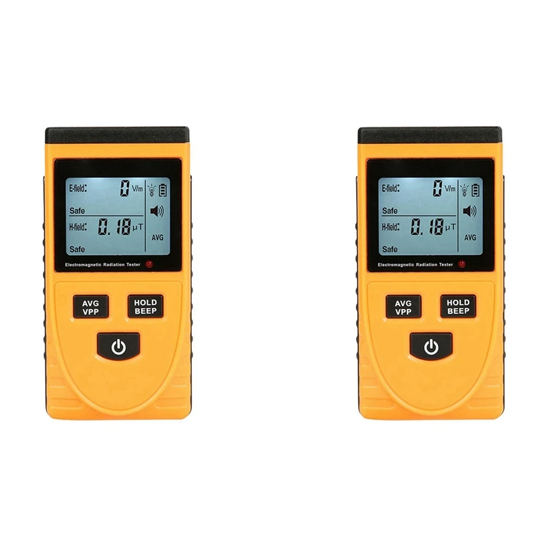 2X Socket Radiation Detection,Portable Dosimeter Counter With LCD Display, Radioactive Detector GM3120