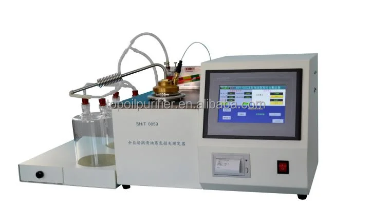 Fully Automatic Method B Lubricating Oil Evaporation Loss Tester