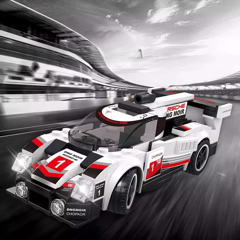 

SEMBO Supercar Building Blocks Creative Children's Handmade Assembled Car Trendy Toy Racing Collection Model Desktop Ornament