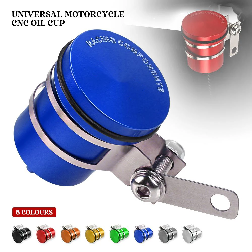 For Yamaha YZF R1 R3 YZF R6 YZF R3 R1 R6 2002 2003 2004 2005 2006 2007 2008 Motorcycle CNC Rear Brake Fluid Tank Reservoir Cup