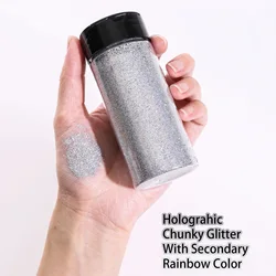 80G/2.8OZ Holographic Ultra Fine Glitter, 1/128