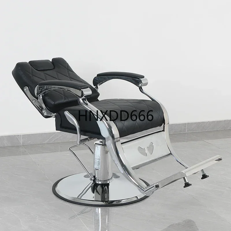 كرسي حلاقة أسود شديد التحمل، صالون تجميلي احترافي، شامبو دوار، صالون تجميل، انتظار باربيريا، صالون حلاقة ذهبي