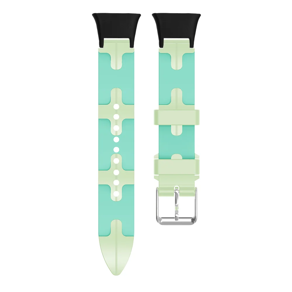 

3D Texture Watch Strap For Xiaomi Band 7 Pro Quick Release Breathable Silicone Replacement Adjustable Smartwatch Band Men Women