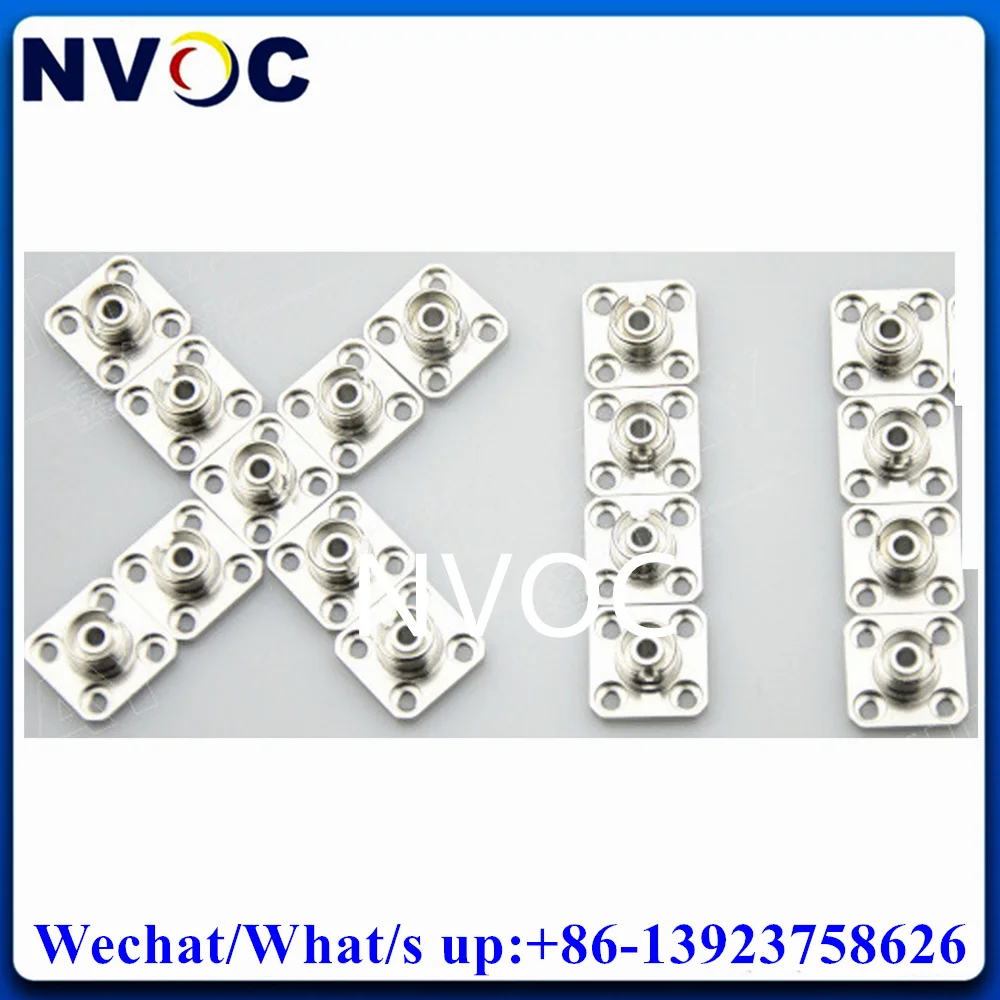 10Pcs FCPC Socket for FC Fiber Optic Connector,Fiber Optical FCUPC Seat Base,FC Coupler Jack,FC Bracket Base