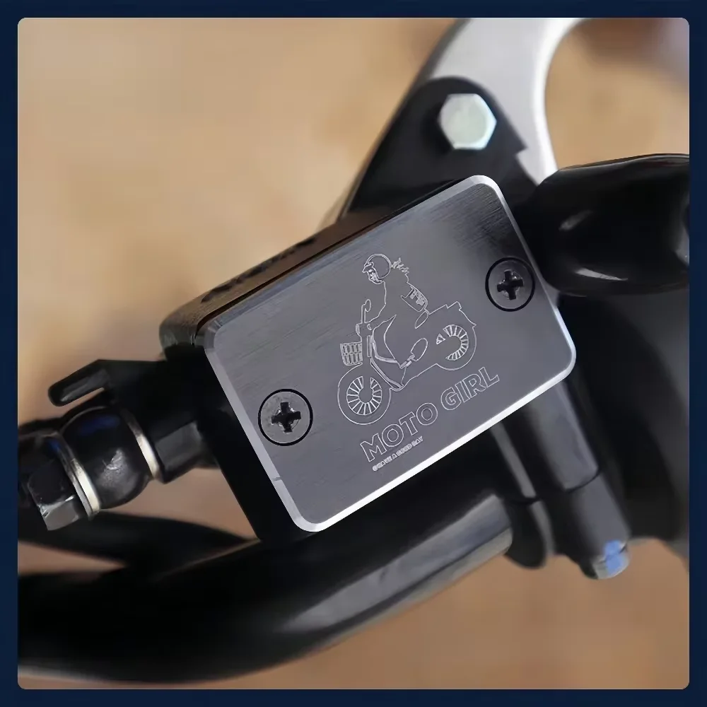 혼다 컵스에 적합 Cc110 레트로 브레이크 펌프 커버 펌프 오일 포트 보호 장식 커버 알루미늄 합금