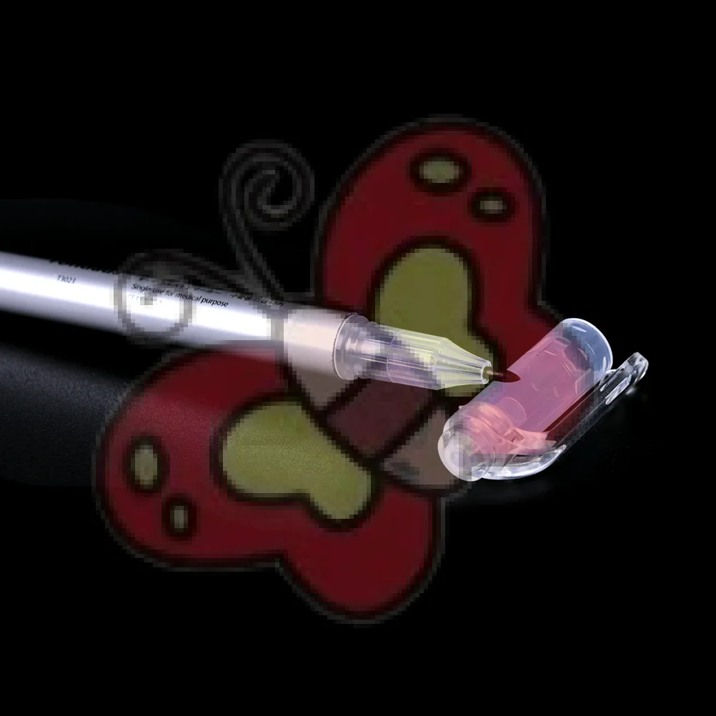 

1 шт., профессиональный хирургический маркер для кожи, линейка, инструмент для рисования, пирсинг татуировки, перманентный макияж,