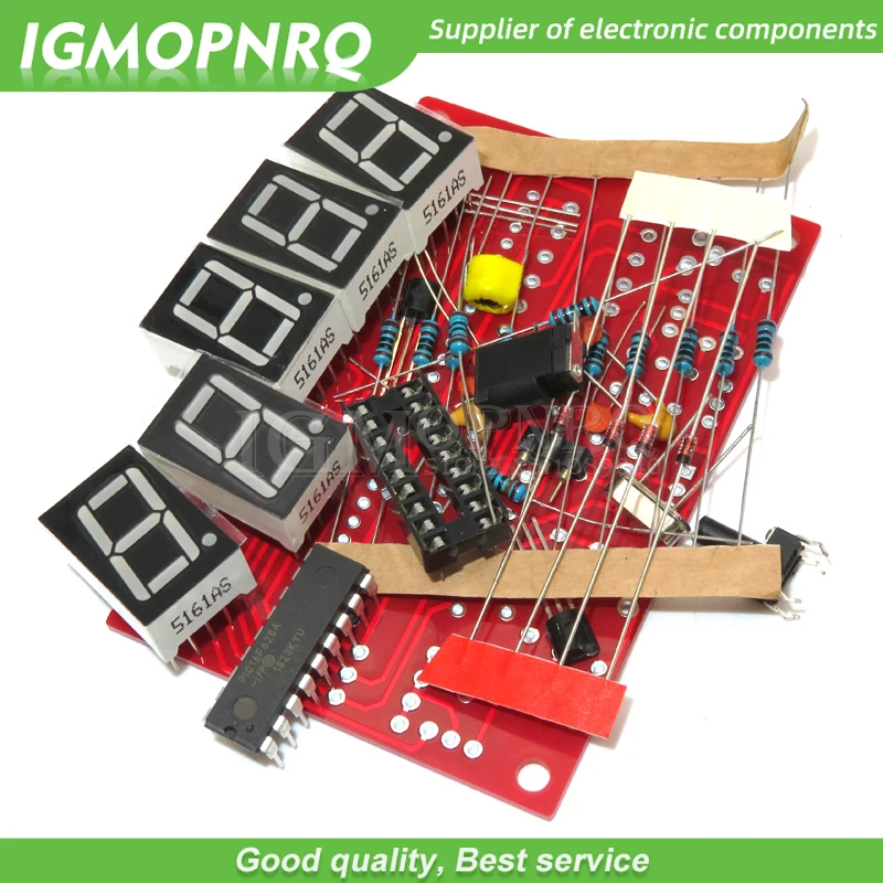 1 partia DIY zestawy RF 1Hz-50MHz oscylator kwarcowy częstotliwości licznik długości cyfrowy LED miernik testowy