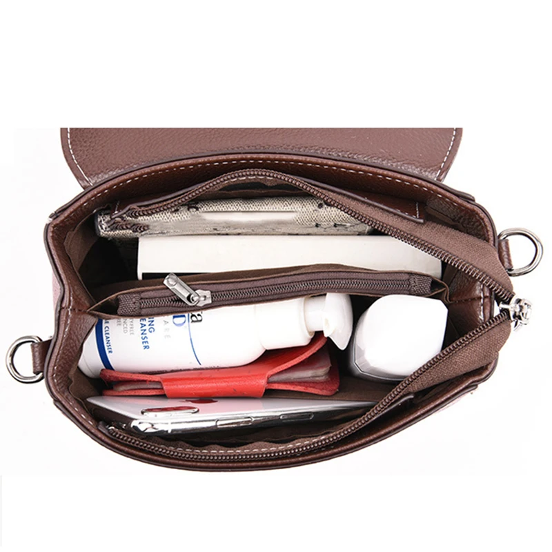 Fashion Crossbody Flap Shoulder Bags Women PU Leather Small Handbag Messenger Purse Vintage Female Clutch