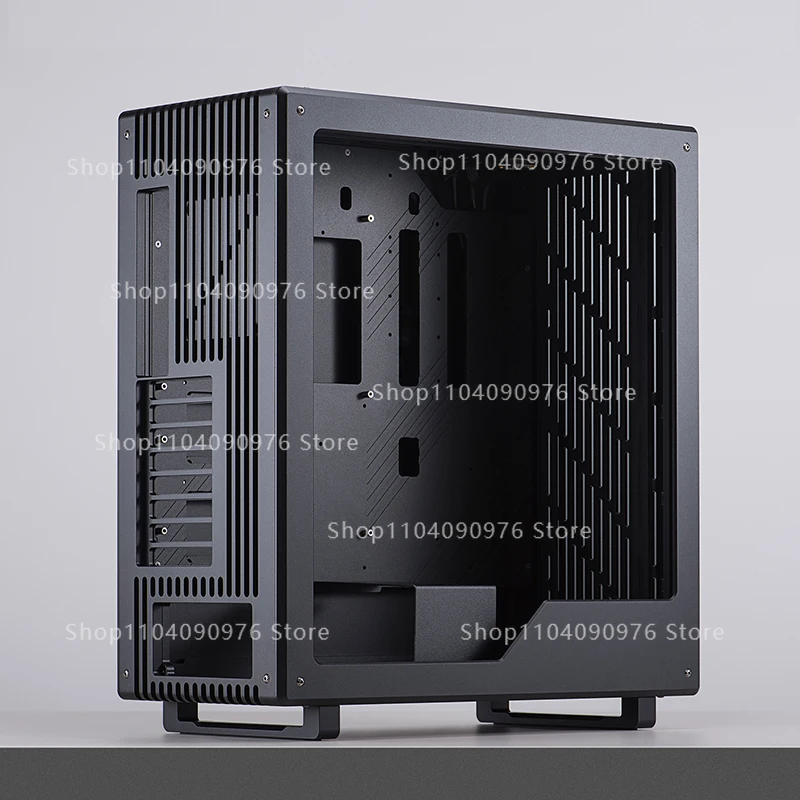 M60 Full Aluminum Alloy Split Tower Computer Case Side Transparent for Desktop Water Cooling