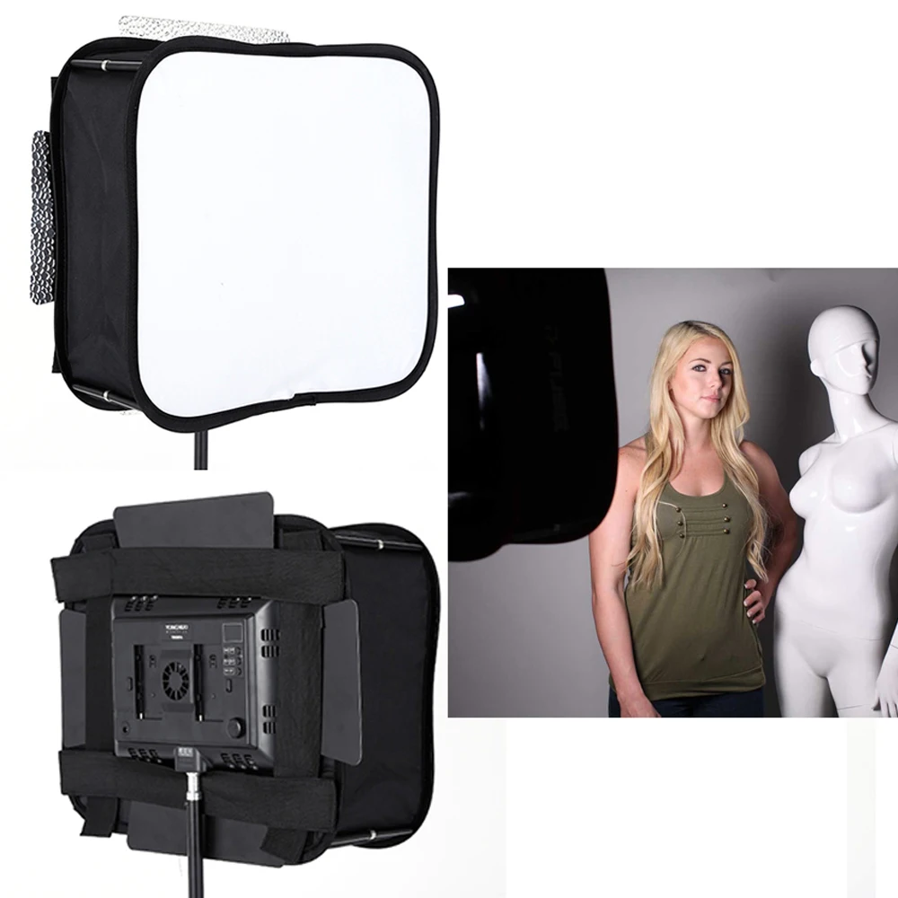 LED Softbox Universal Fill Light for Photo Cameras Folding Portable Softbox for YONGNUO YN600L YN900 YN300 YN300YN160