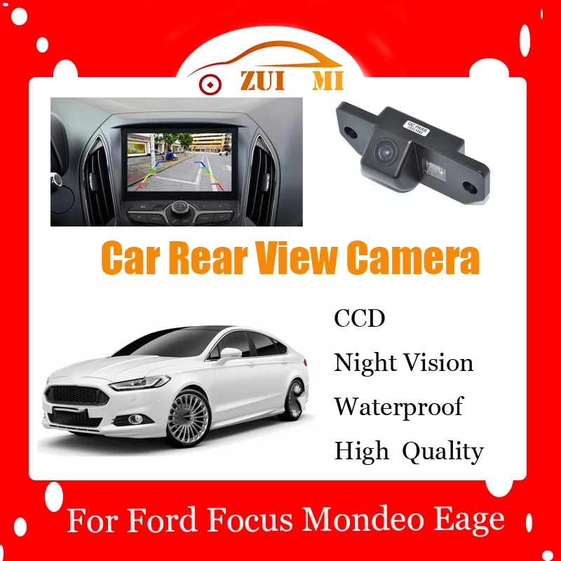 

Car Reverse Rear View Camera For Ford Focus Mondeo Eage Waterproof CCD Full HD Night Vision Backup Parking Camera