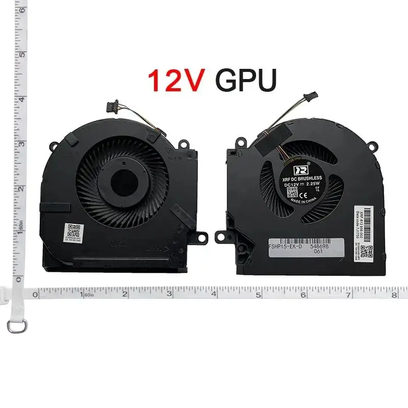 Wentylator chłodzący CPU GPU do laptopa HP OMEN 15-EK 15-EN TPN-Q236 Q238 Chłodnica Radiator M04216-001 ND8CC02-19j22 19j23 M04215-001 — zdjęcie produktu 6