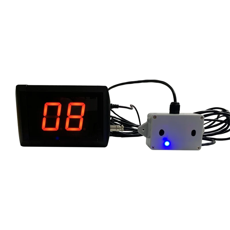 Color Changeable LED People Counter with Infrared Beams Automatic Access Control System