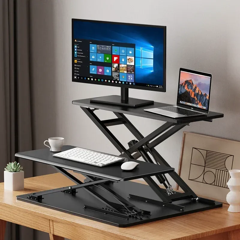 Used for OMAX Standing Lifting Desk Office Double Height Increasing Bracket Computer Lifting Rack Desktop Workbench Lifting