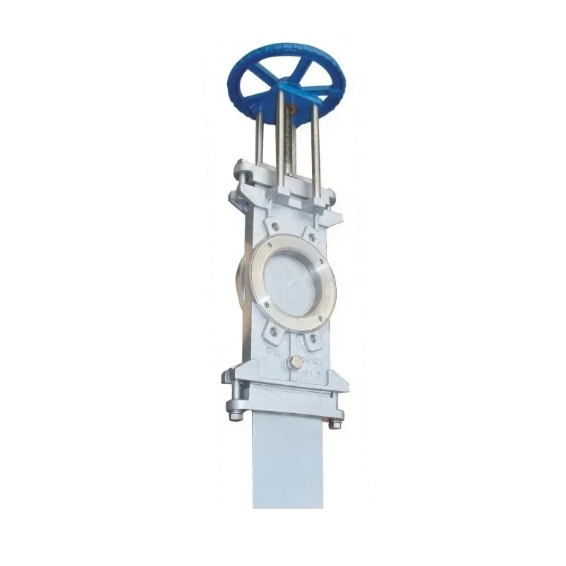

#Cast Steel API WCB PN10 12" Manual Lugged NBR Sealing Knife Edge Gate Valve for silos