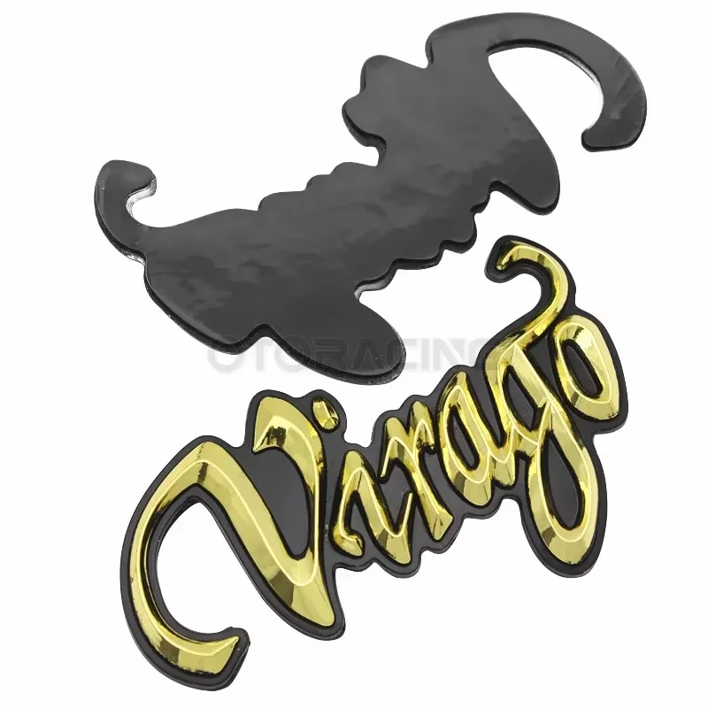3D Emblem Badge Motorcycle Gas Fuel Oil Tank Decals Stickers For Yamaha Virago XV125 XV250 XV400 XV535 XV700