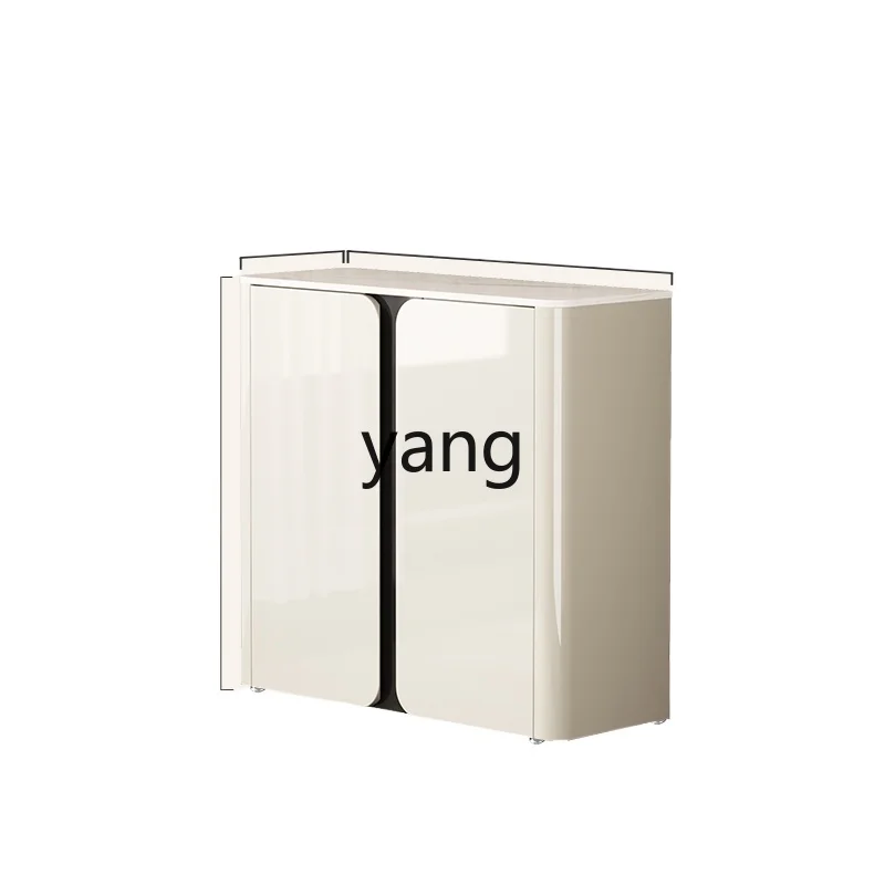 Yjq Dining Edge Modern Minimalist Ultra-Thin Storage Cabinet Living Room Integrated Wall Storage Extremely Narrow Storage